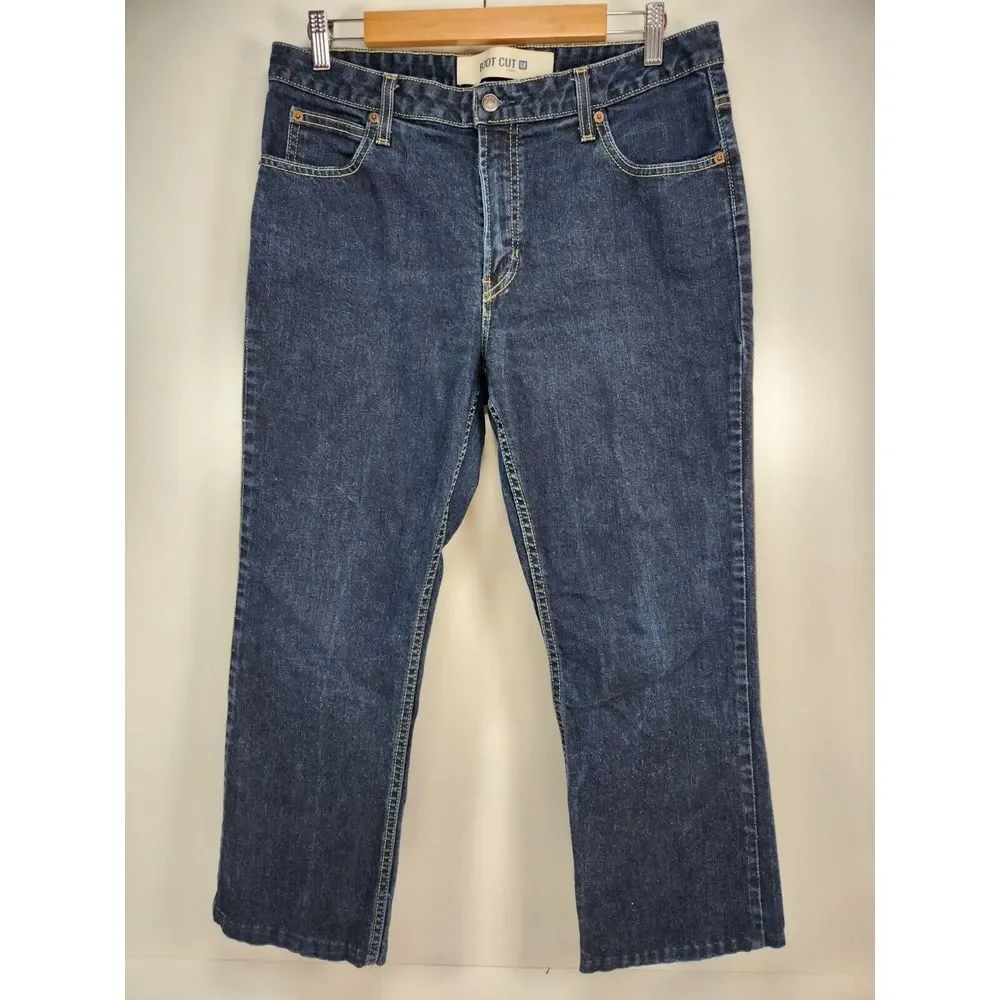 Gap Bootcut Stretch Jeans Size 14 Long‎ Dark Denim (Inseam Hemmed to 26 1/4
